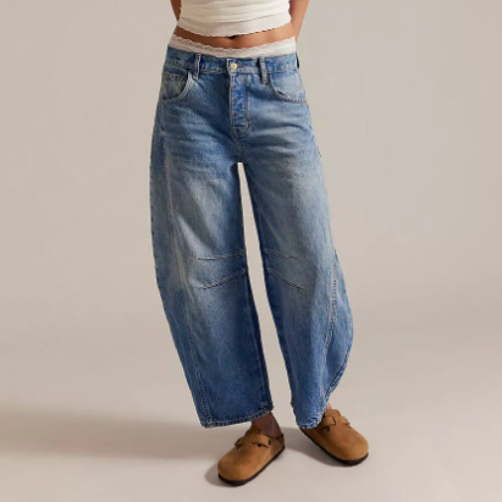 Women new with tags color ultra light beam we the free good luck mid rise barrel